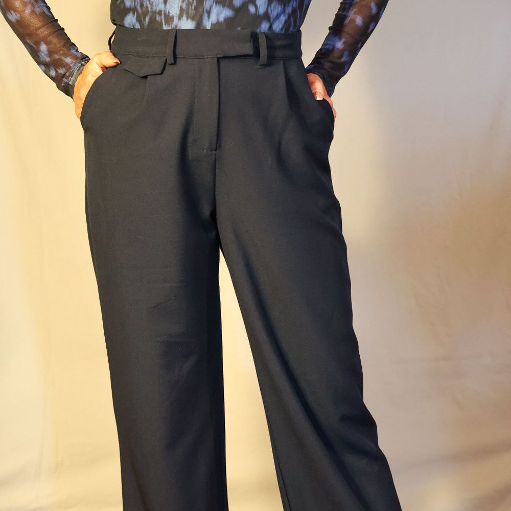 NWT Wild Pony Navy Crepe Trouser